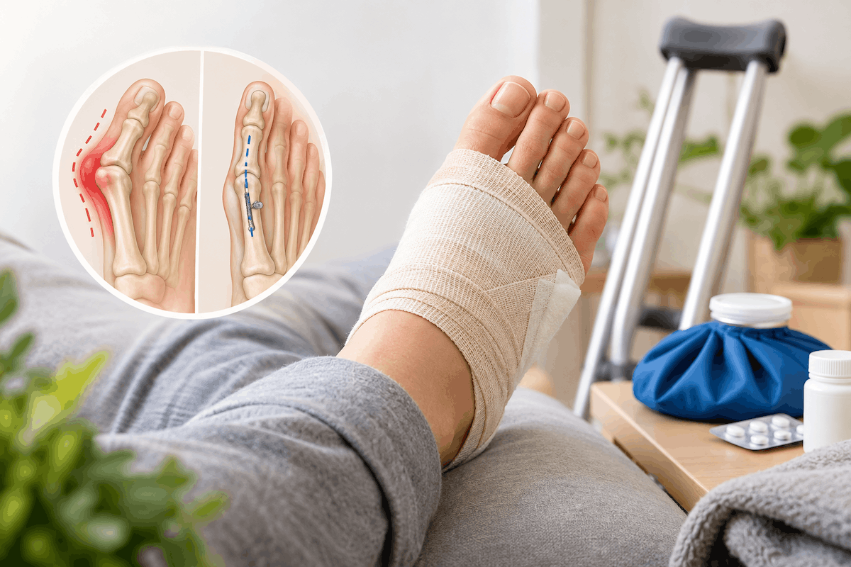 آیا عمل هالوکس والگوس عمل سختی است؟