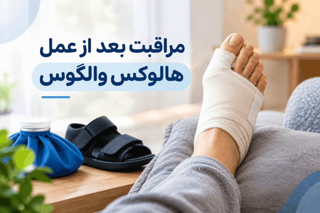 مراقبت بعد از عمل هالوکس والگوس | آیا عمل هالوکس والگوس عمل سختی است؟